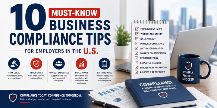 10 Must-Know Business Compliance Tips for Employers in the U.S.