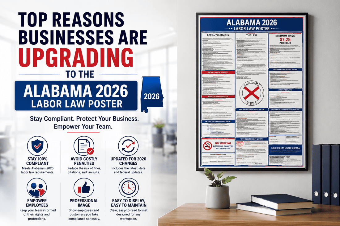 Alabama 2026 labor law update poster