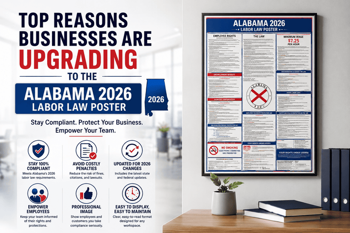 Alabama 2026 labor law update poster