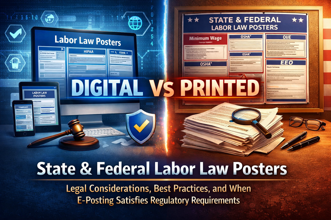 Digital vs Printed State & Federal Labor Law Posters