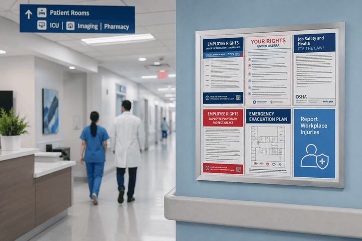 Workplace Posters for Hospitals and Clinics