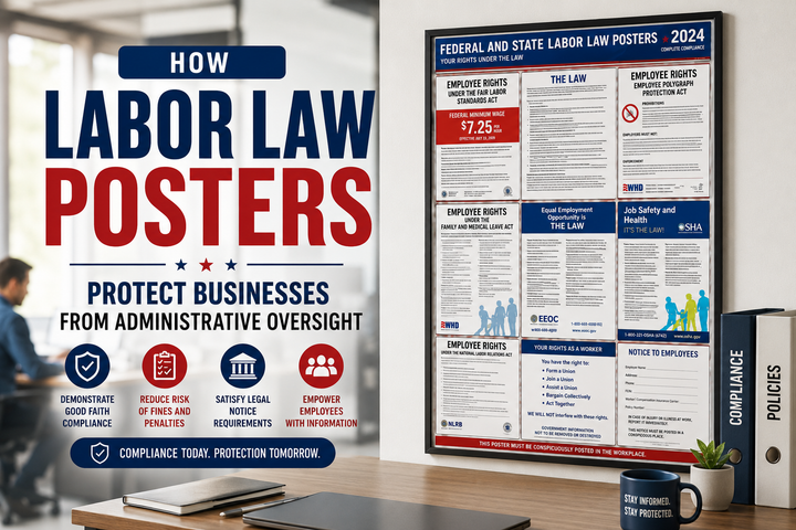 How Labor Law Posters Protect Businesses From Administrative Oversight