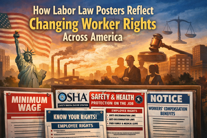 How Labor Law Posters Reflect Changing Worker Rights Across America
