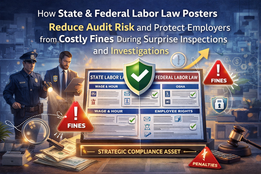 How State & Federal Labor Law Posters Reduce Audit Risk and Protect Employers from Costly Fines During Surprise Inspections and Investigations