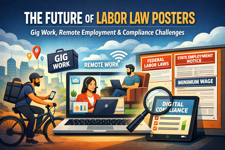 How Evolving Workplace Trends Like Gig Work and Remote Employment Will Change the Practical and Legal Approach to State & Federal Labor Law Posters in Coming Years