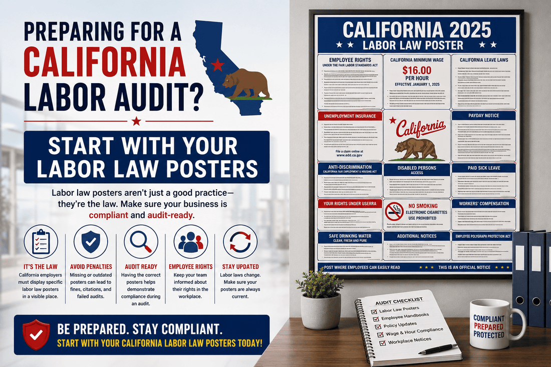 Preparing for a California Labor Audit? Start with Your Labor Law Posters