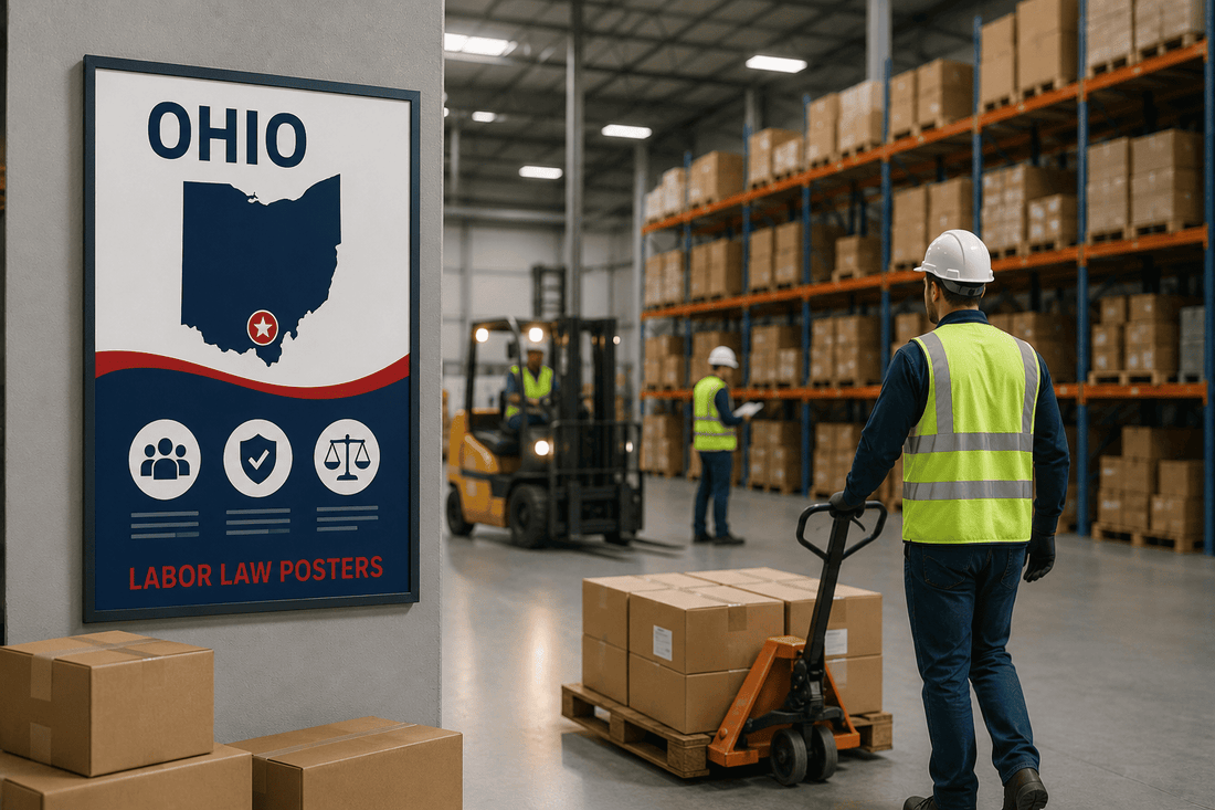 Ohio Labor Law Posters for Distribution Warehouses