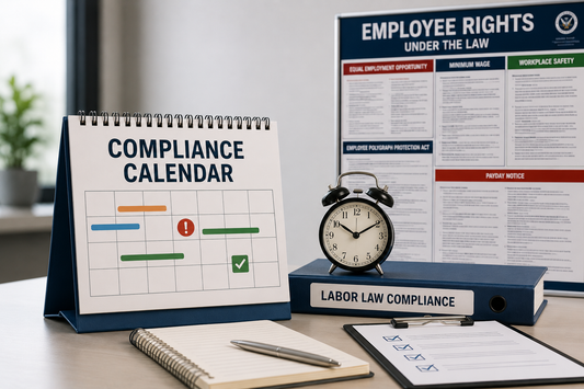 Workplace Compliance Desk Scene