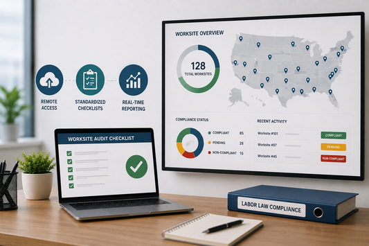 How HR Teams Can Audit 100+ Worksites Without Physically Visiting Every Location