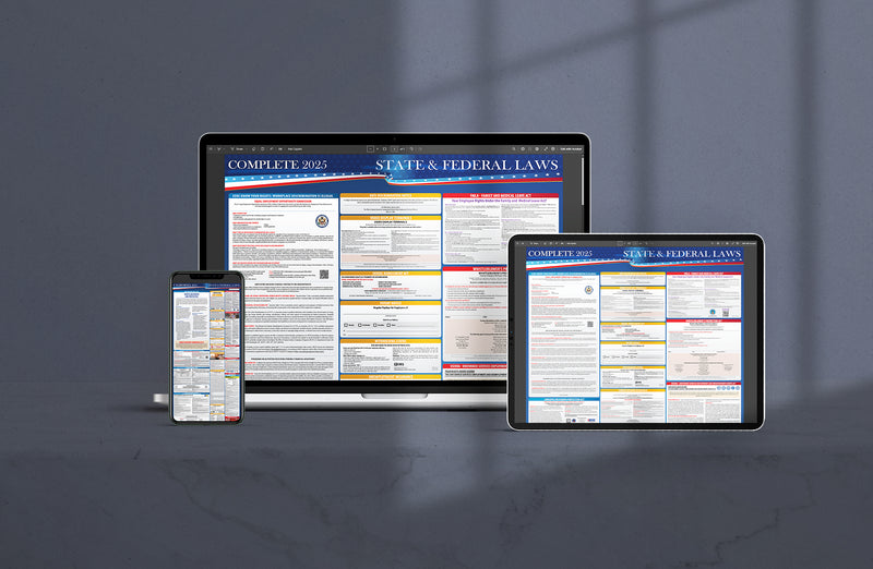 North Carolina English Digital PDF Add-on for Labor Law Poster - State Labor Poster