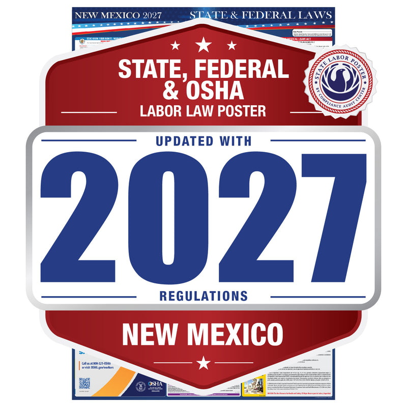 New Mexico 2027 labor law poster