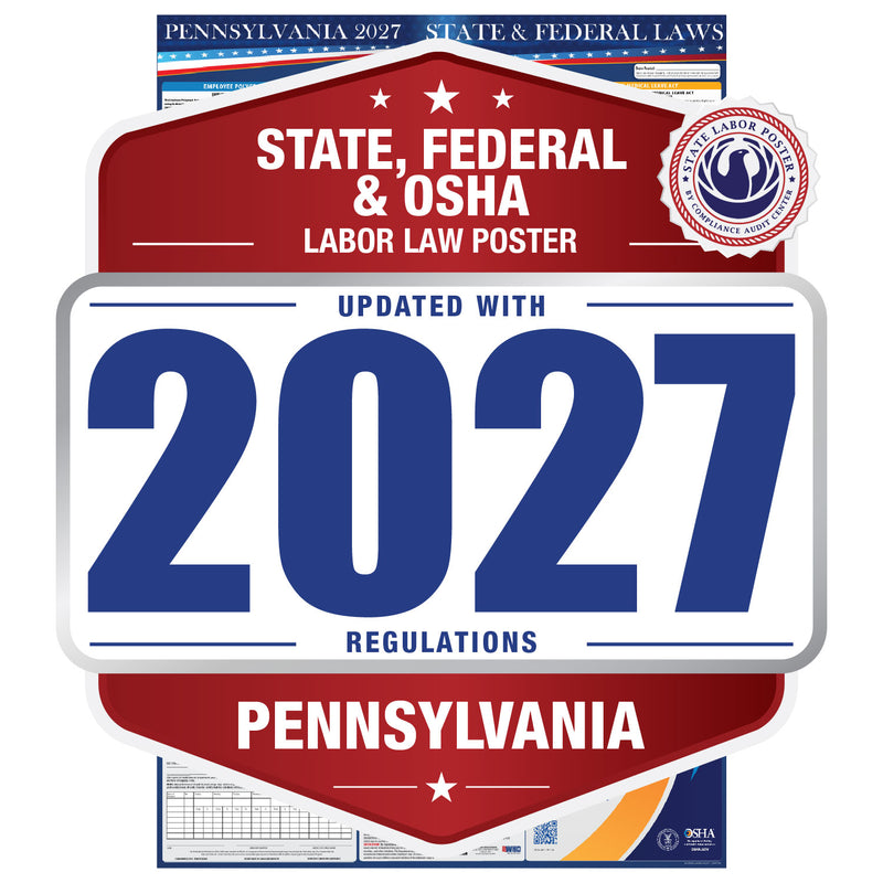 Pennsylvania 2027 labor law poster