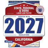 California 2027 labor law poster in Spanish