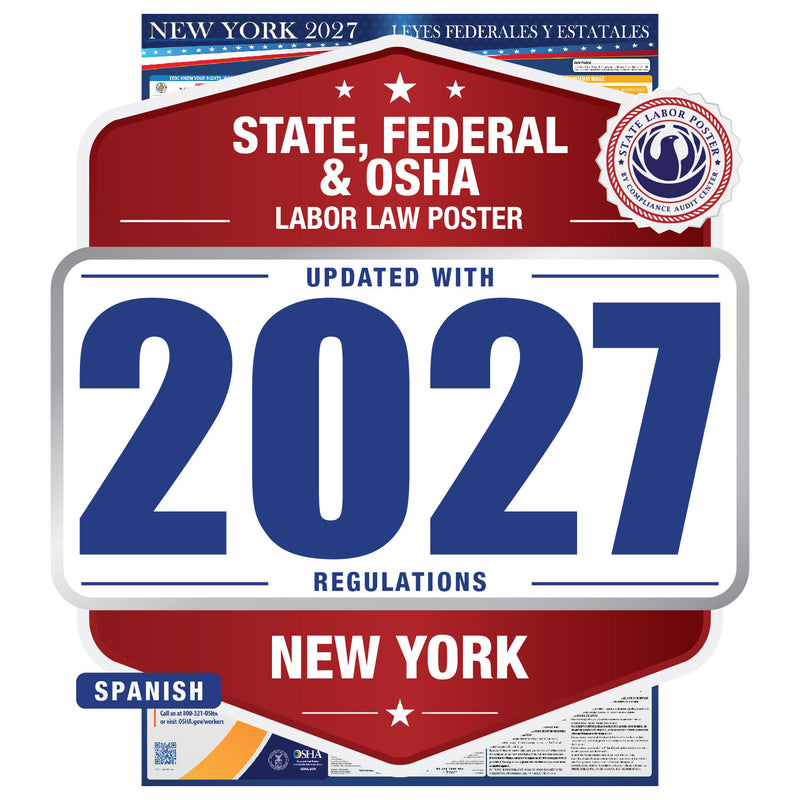 New York 2027 labor law poster in Spanish