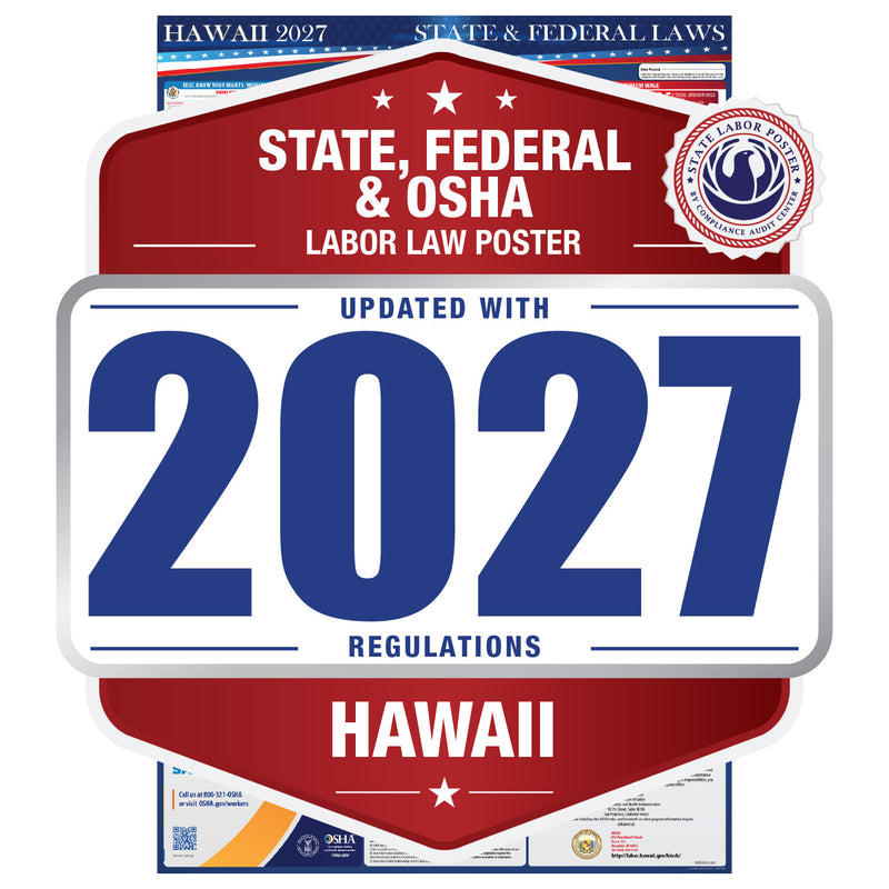 Hawaii 2027 labor law poster