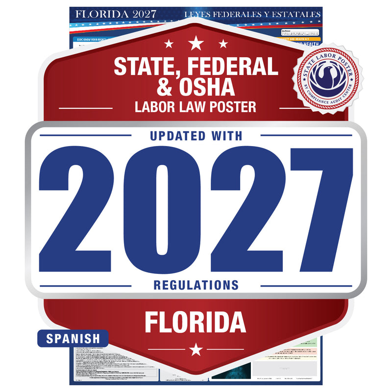 Florida 2027 labor law poster in Spanish