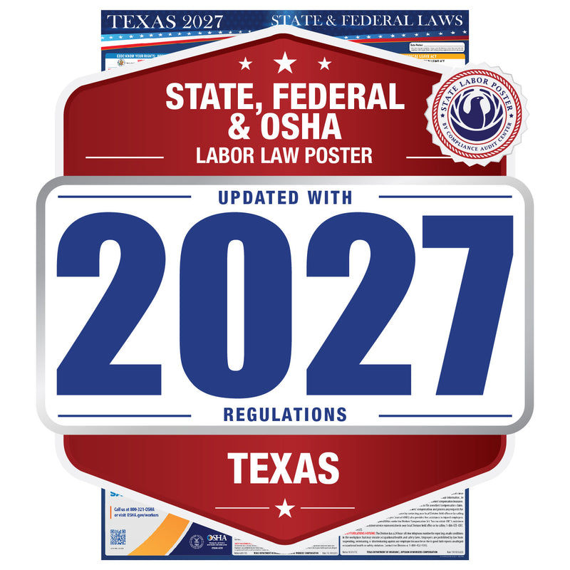 Texas 2027 labor law poster