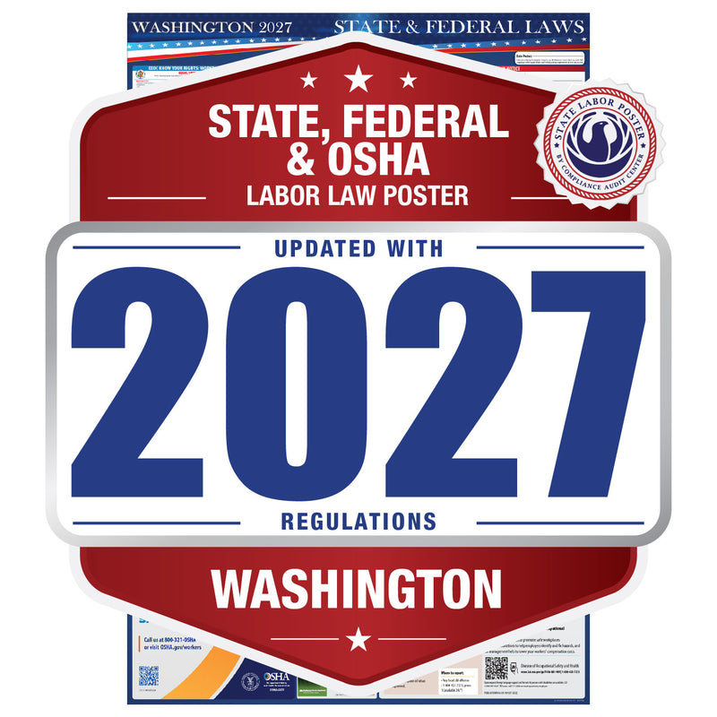 Washington 2027 labor law poster