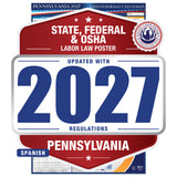 Pennsylvania 2027 labor law poster in Spanish