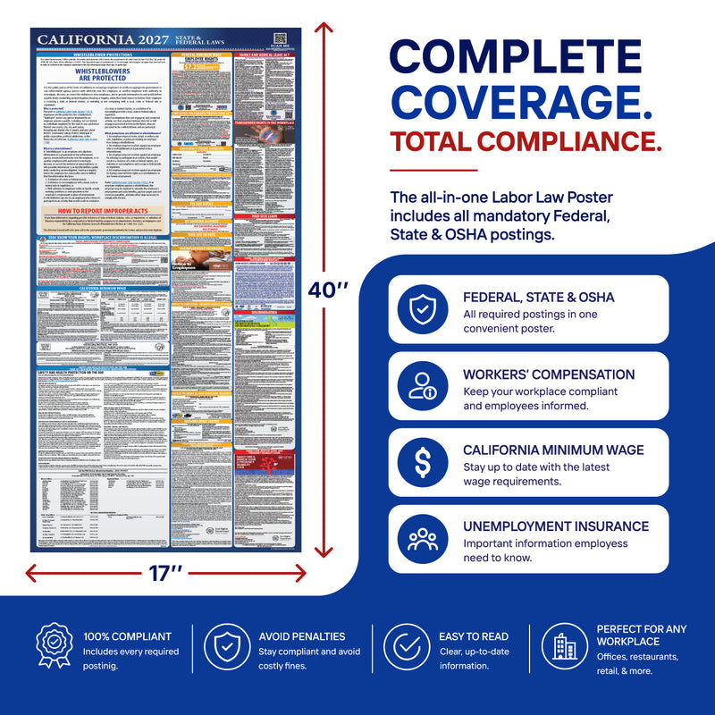California 2027 labor law poster - photo 2