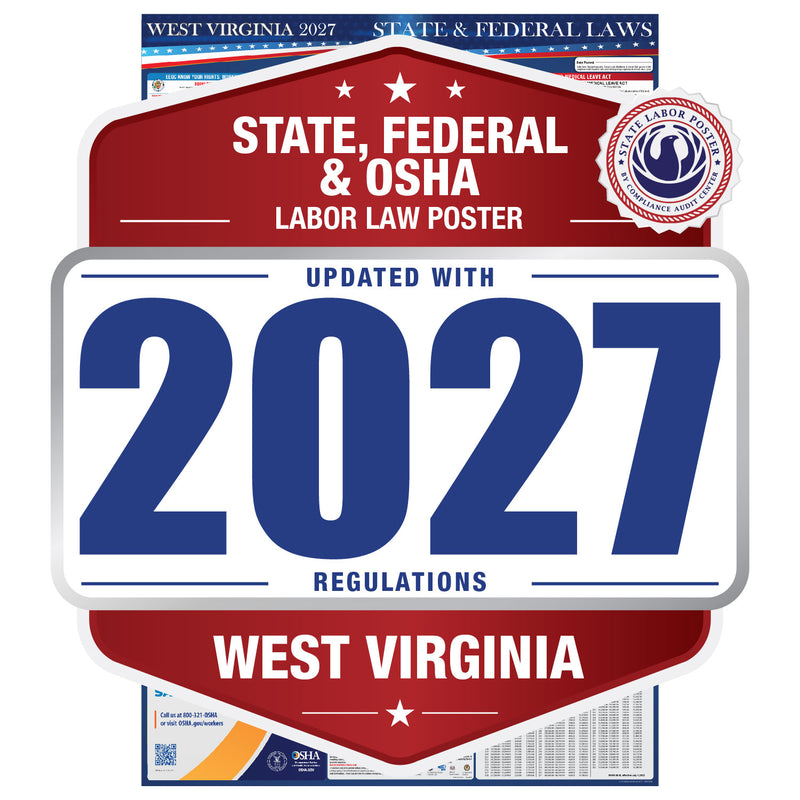 West Virginia 2027 labor law poster