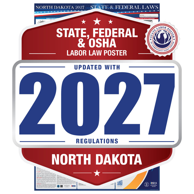 North Dakota 2027 labor law poster