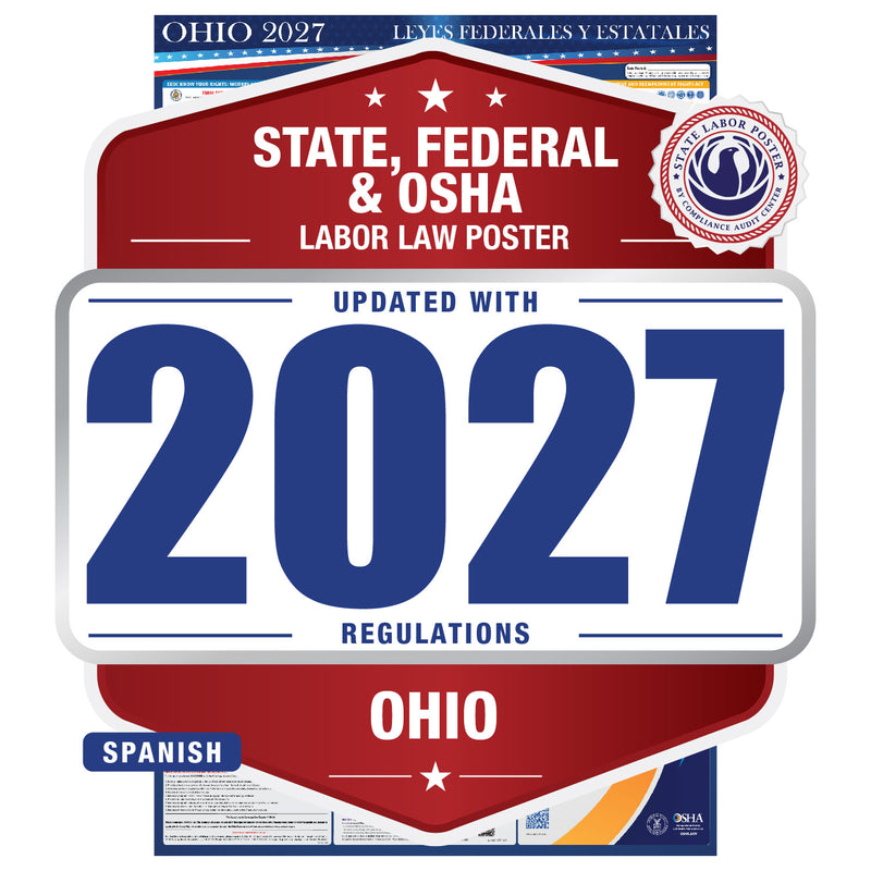 Ohio 2027 labor law poster in Spanish