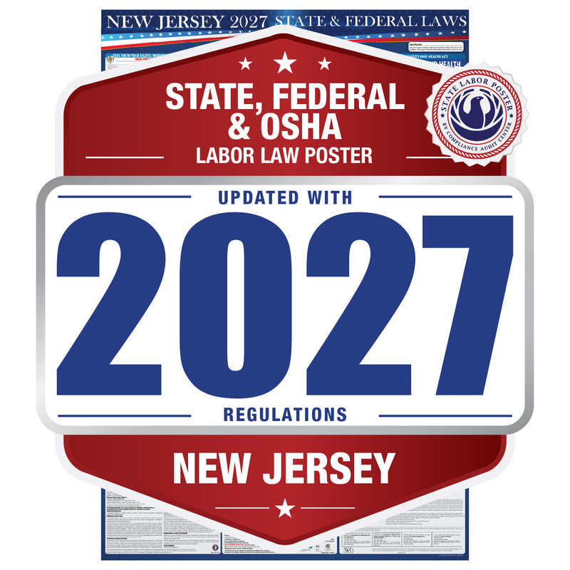 New Jersey 2027 labor law poster