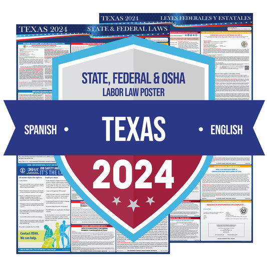 Texas English & Spanish Labor Law Poster