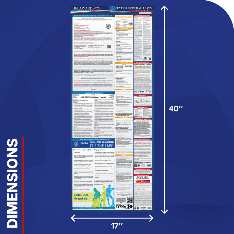 Delaware state labor law poster 2026