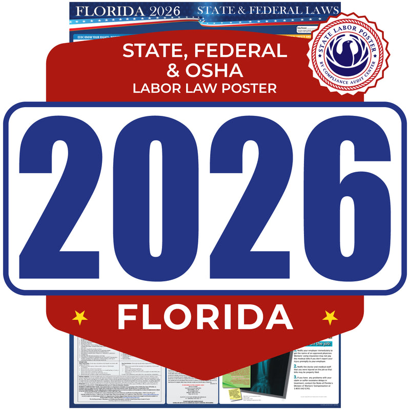 Florida 2026 State & Federal Labor Law Poster