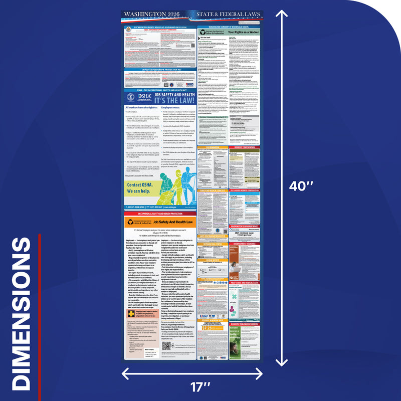 Washington 2026 State & Federal Labor Law Poster