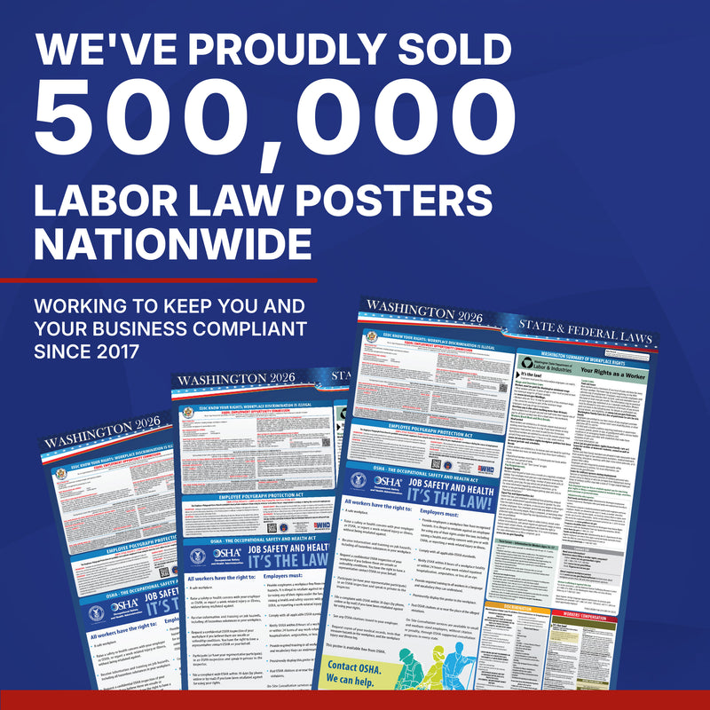 Washington 2026 State & Federal Labor Law Poster