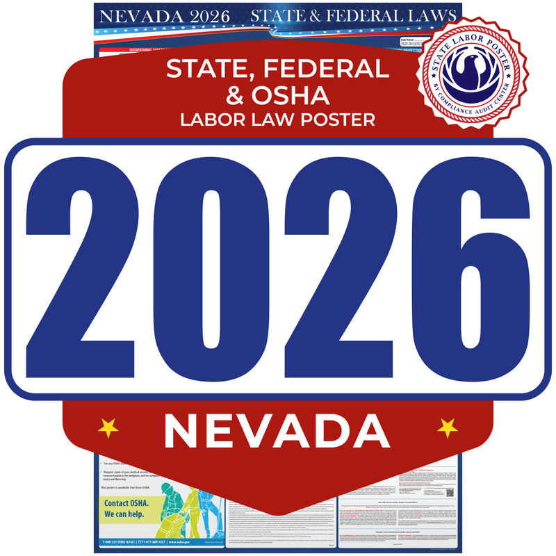 Nevada 2026 State & Federal Labor Law Poster