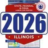 Illinois 2026 State & Federal Labor Law Poster