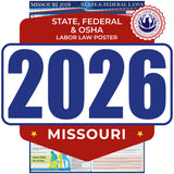 Missouri 2026 State & Federal Labor Law Poster