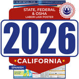 California 2026 State & Federal Labor Law Poster