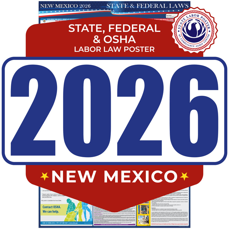 New Mexico 2026 State & Federal Labor Law Poster