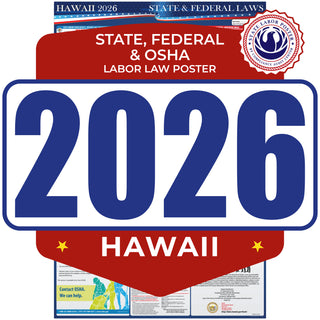 Hawaii 2026 State & Federal Labor Law Poster