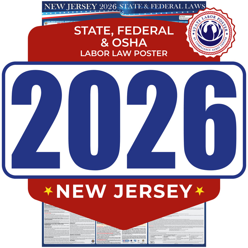 New Jersey 2026 State & Federal Labor Law Poster