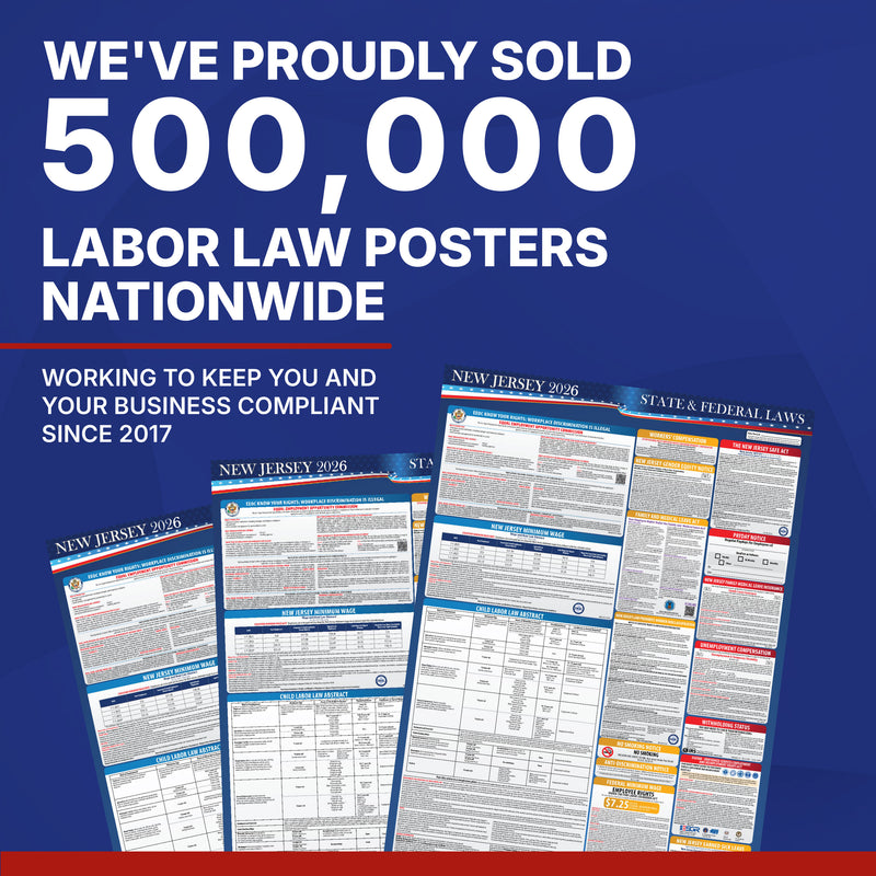 New Jersey 2026 State & Federal Labor Law Poster