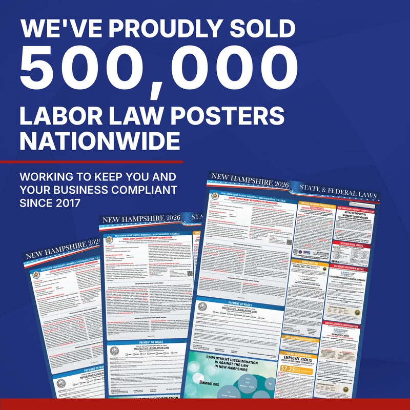 New Hampshire 2026 State & Federal Labor Law Poster