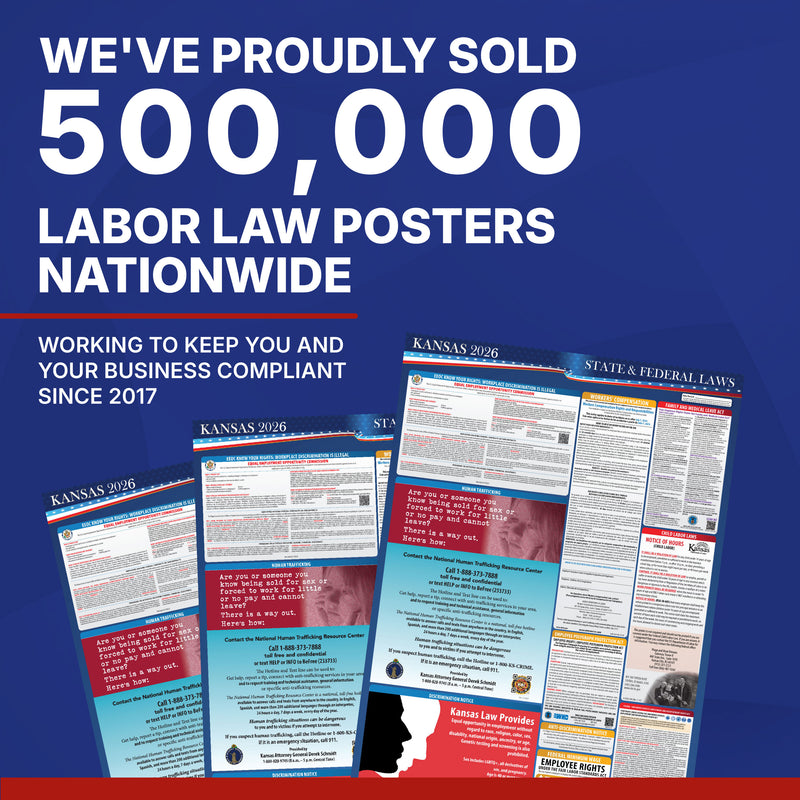 Kansas 2026 State & Federal Labor Law Poster