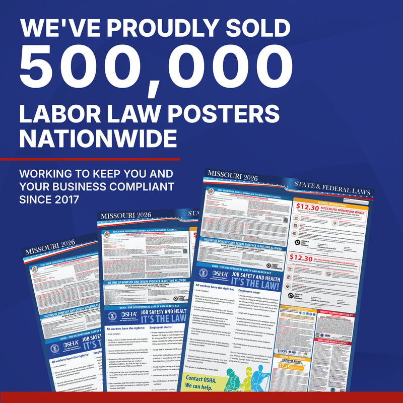 Missouri 2026 State & Federal Labor Law Poster