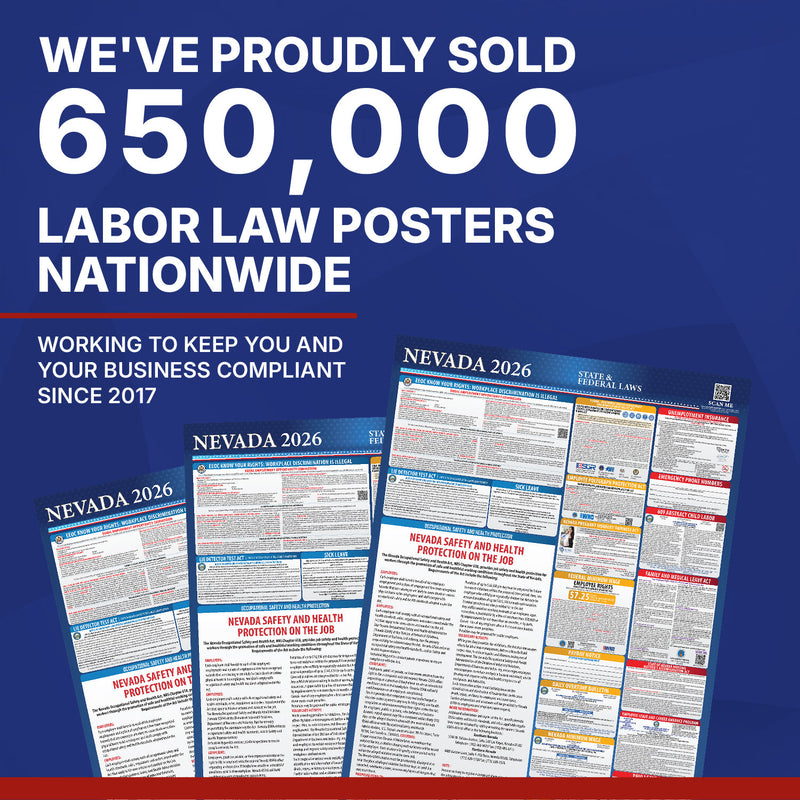 Nevada 2026 State & Federal Labor Law Poster