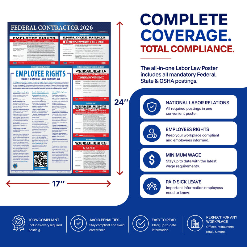Federal labor law poster - photo 2