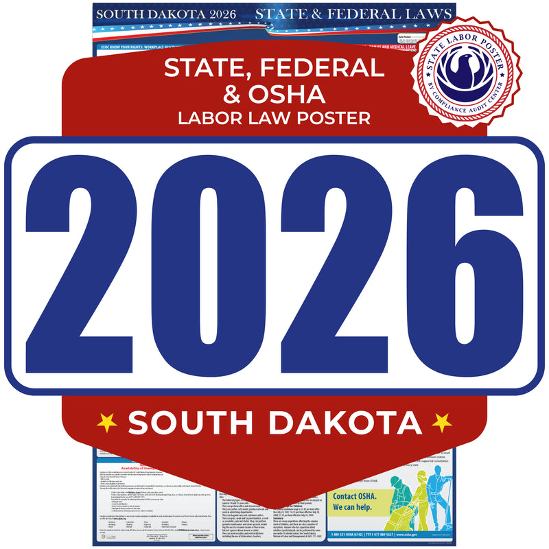 South Dakota labor law poster 2026