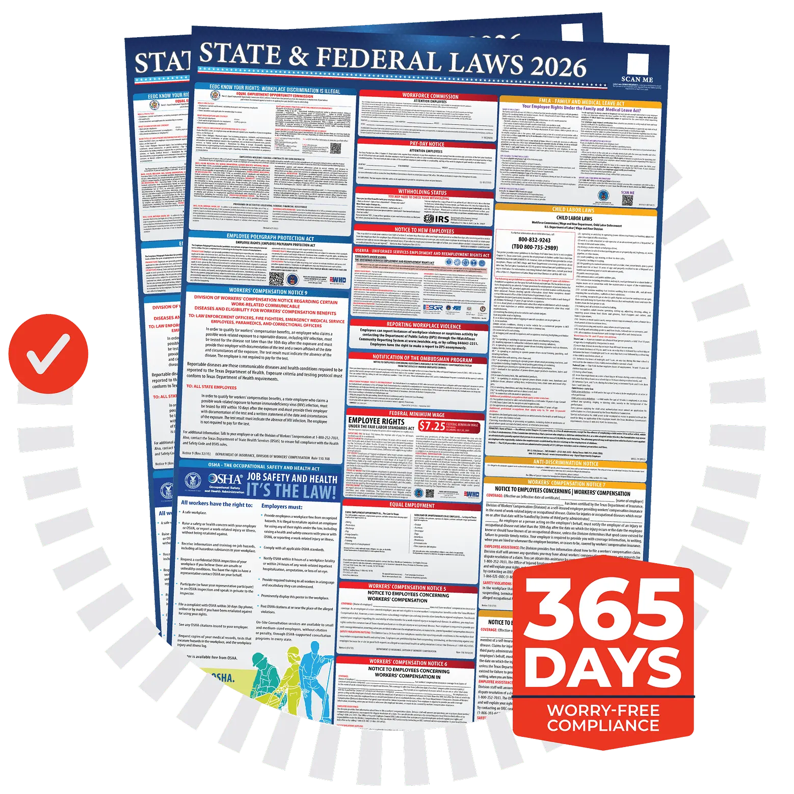 Poster Guard Labor Law Poster Compliance Guarantee | Risk-Free Compliance – State ...