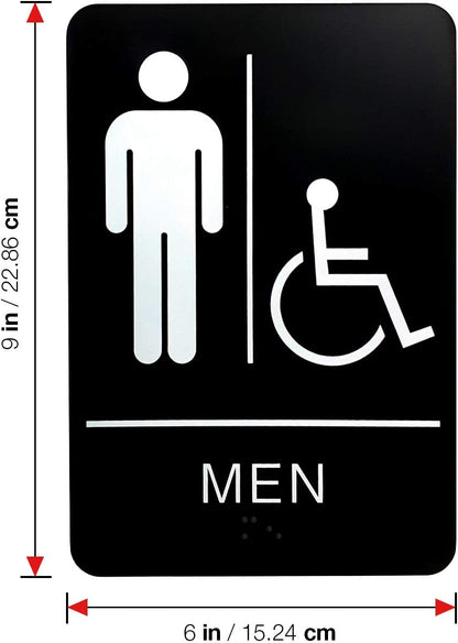 Men's Handicapped Sign