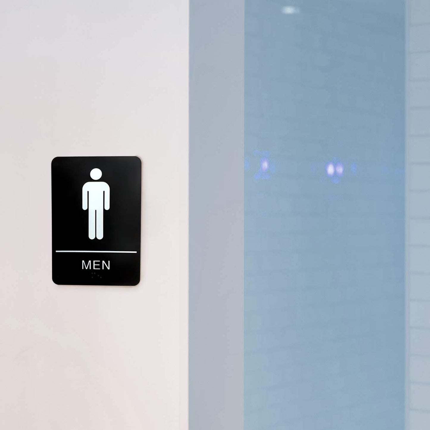Men's Bathroom And Restroom Sign